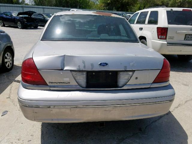 2FAFP74W64X185780 - 2004 FORD CROWN VICT GRAY photo 9
