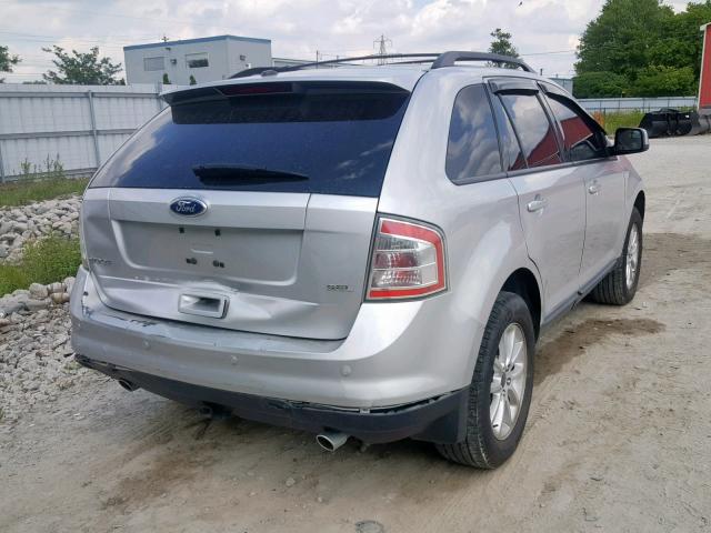 2FMDK3JC5ABB70243 - 2010 FORD EDGE SEL SILVER photo 4