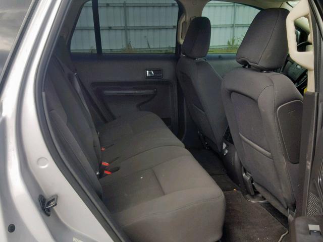 2FMDK3JC5ABB70243 - 2010 FORD EDGE SEL SILVER photo 6