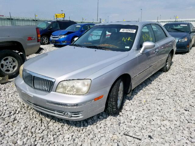 KMHFU45E84A353365 - 2004 HYUNDAI XG 350 GRAY photo 2