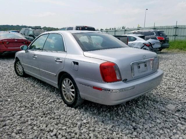 KMHFU45E84A353365 - 2004 HYUNDAI XG 350 GRAY photo 3