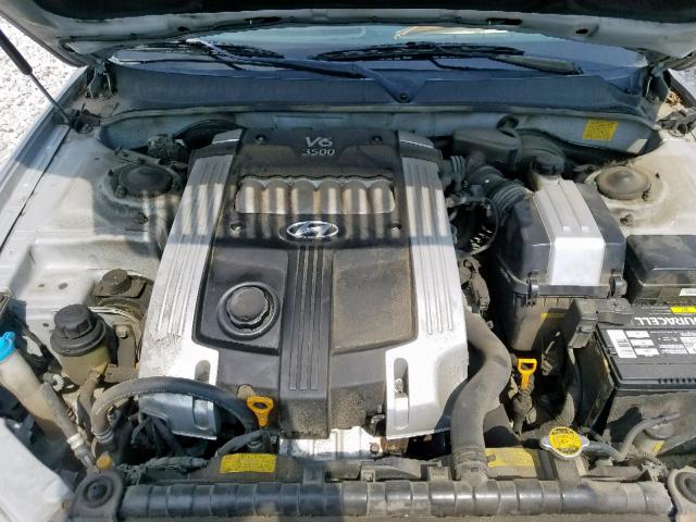 KMHFU45E84A353365 - 2004 HYUNDAI XG 350 GRAY photo 7