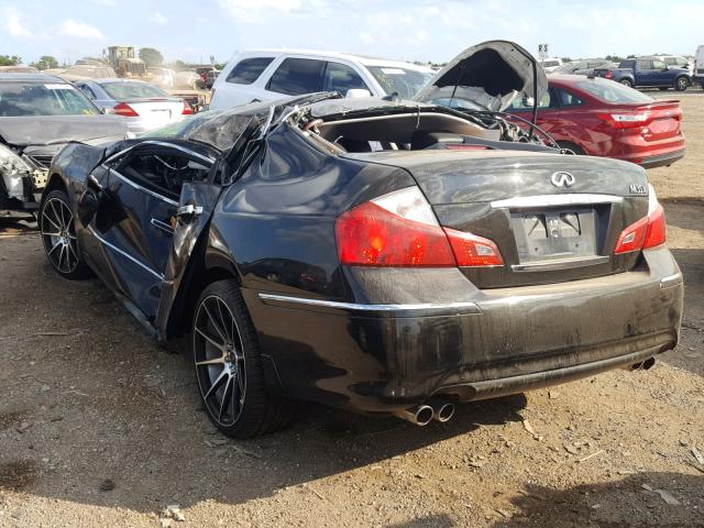 JNKCY01F49M852607 - 2009 INFINITI M35 BASE BLACK photo 3