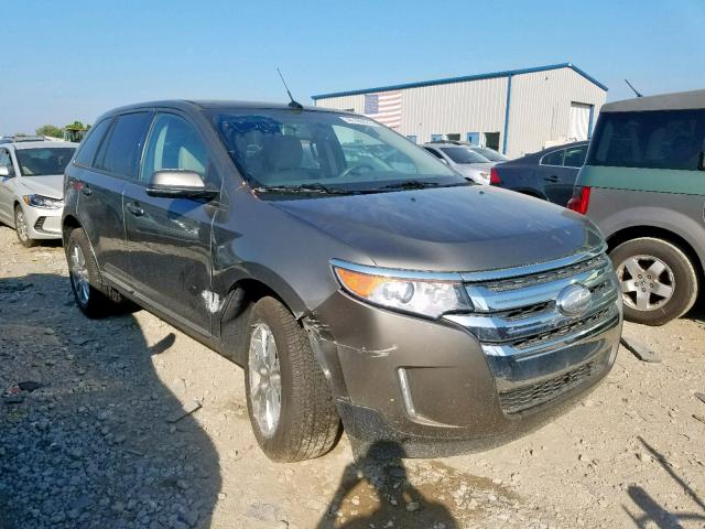 2FMDK3JC5DBB42964 - 2013 FORD EDGE SEL BROWN photo 1