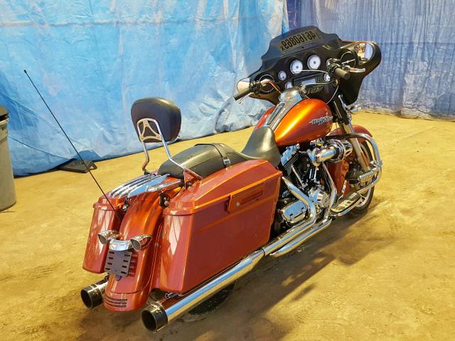 1HD1KBM15BB669612 - 2011 HARLEY-DAVIDSON FLHX ORANGE photo 4