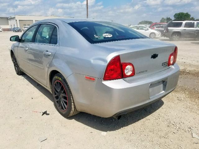 1G1ZC5E02AF240548 - 2010 CHEVROLET MALIBU 1LT SILVER photo 3