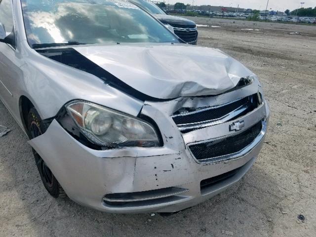 1G1ZC5E02AF240548 - 2010 CHEVROLET MALIBU 1LT SILVER photo 9