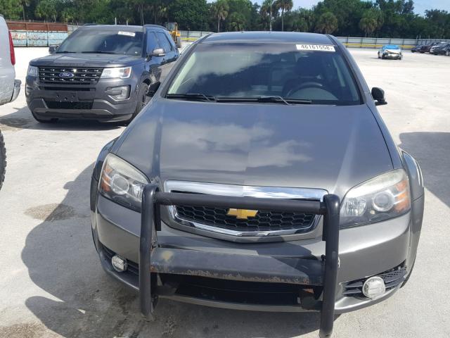 6G1MK5U37DL814725 - 2013 CHEVROLET CAPRICE PO GRAY photo 9