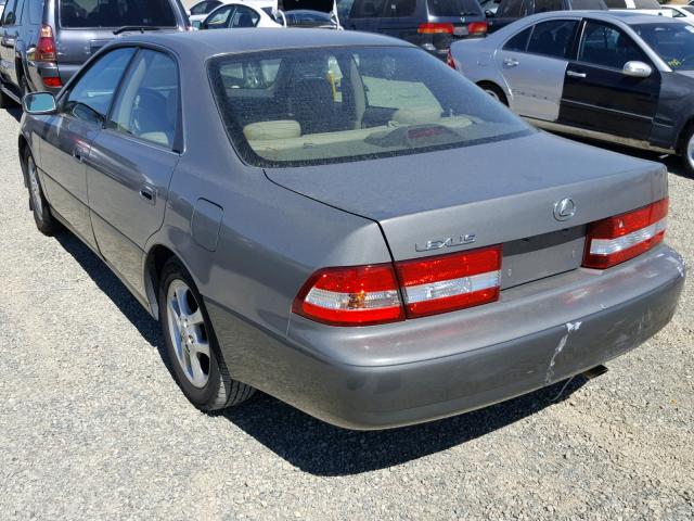 JT8BF28G310297091 - 2001 LEXUS ES 300 GRAY photo 3