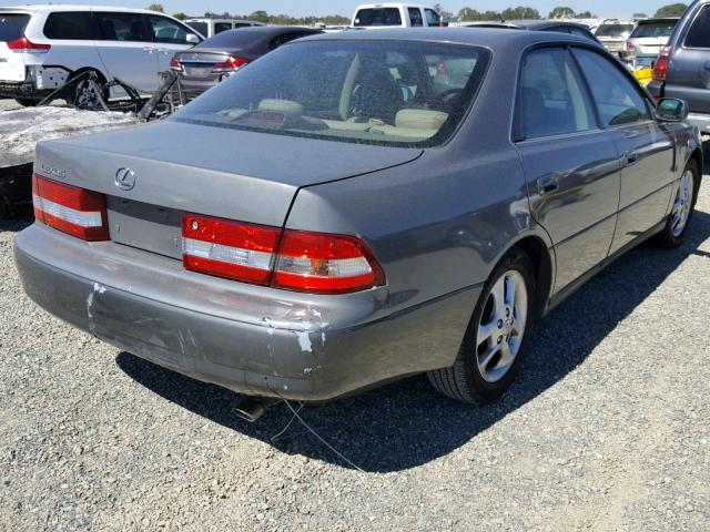 JT8BF28G310297091 - 2001 LEXUS ES 300 GRAY photo 4