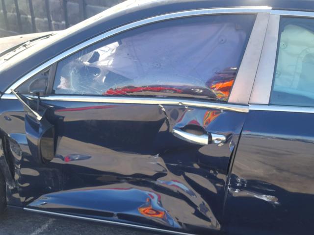 1G1ZH57B08F233916 - 2008 CHEVROLET MALIBU 1LT BLUE photo 10