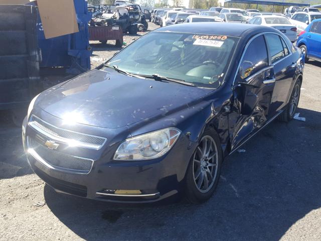 1G1ZH57B08F233916 - 2008 CHEVROLET MALIBU 1LT BLUE photo 2