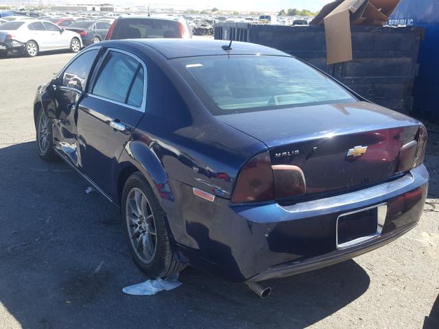 1G1ZH57B08F233916 - 2008 CHEVROLET MALIBU 1LT BLUE photo 3