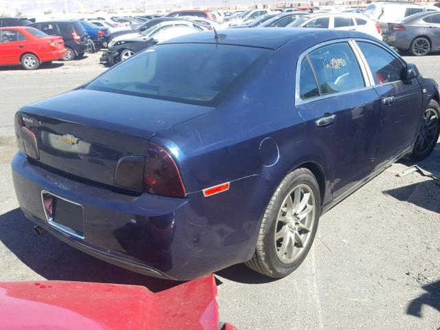 1G1ZH57B08F233916 - 2008 CHEVROLET MALIBU 1LT BLUE photo 4