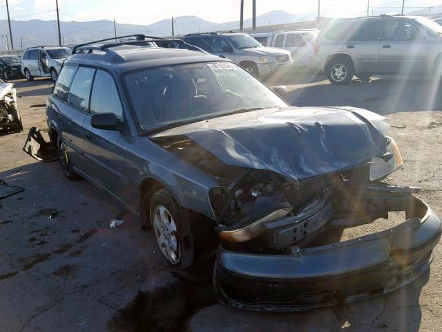 4S3BH635917302214 - 2001 SUBARU LEGACY L GREEN photo 1