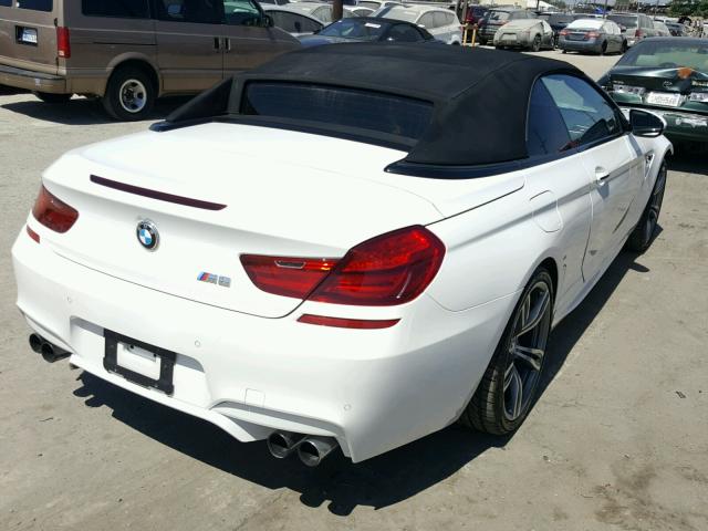 WBSLZ9C5XDDZ78009 - 2013 BMW M6 WHITE photo 4
