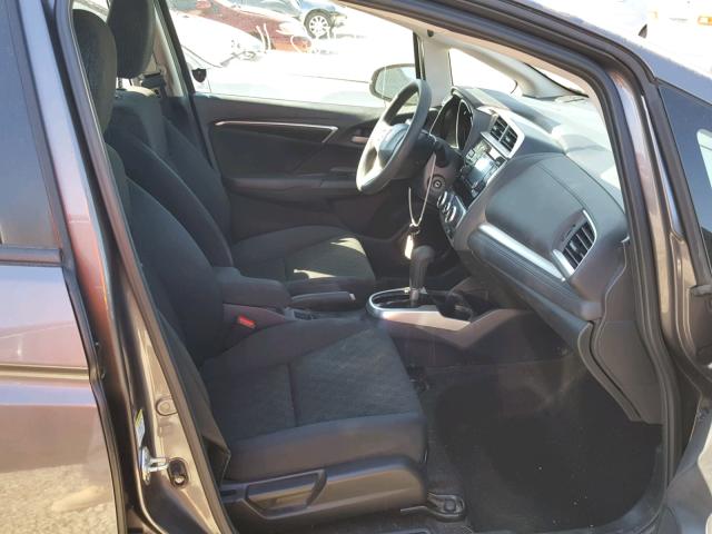 3HGGK5H56GM700880 - 2016 HONDA FIT LX GRAY photo 5