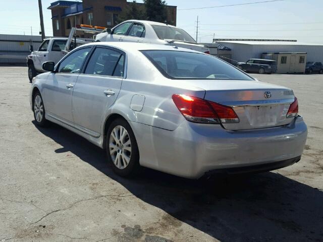 4T1BK3DB3CU446670 - 2012 TOYOTA AVALON BAS SILVER photo 3