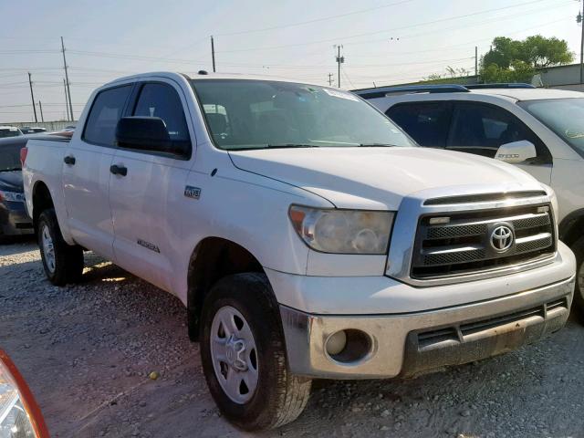 5TFDW5F10DX298110 - 2013 TOYOTA TUNDRA CRE WHITE photo 1