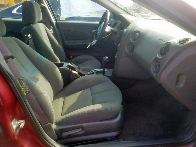 2G2WP522851207723 - 2005 PONTIAC GRAND PRIX RED photo 5