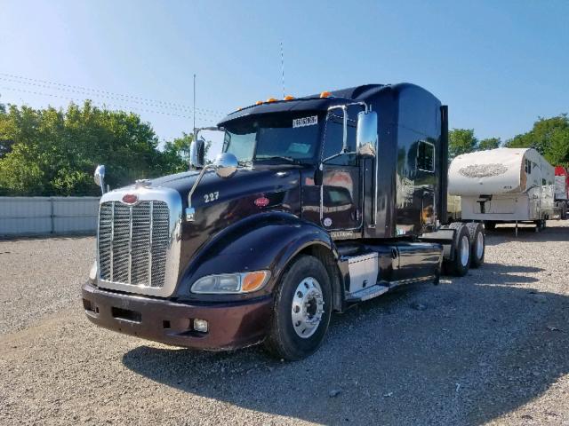 1XPHDP9X6ED231502 - 2014 PETERBILT 386 BURGUNDY photo 2