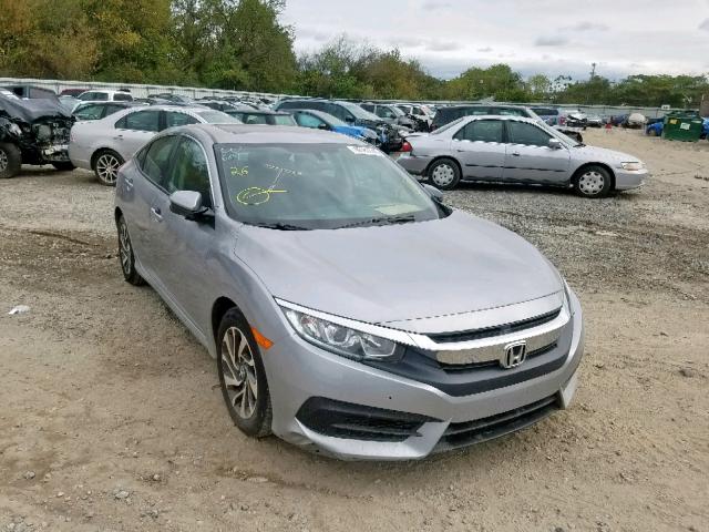 2HGFC2F74JH513784 - 2018 HONDA CIVIC EX SILVER photo 1