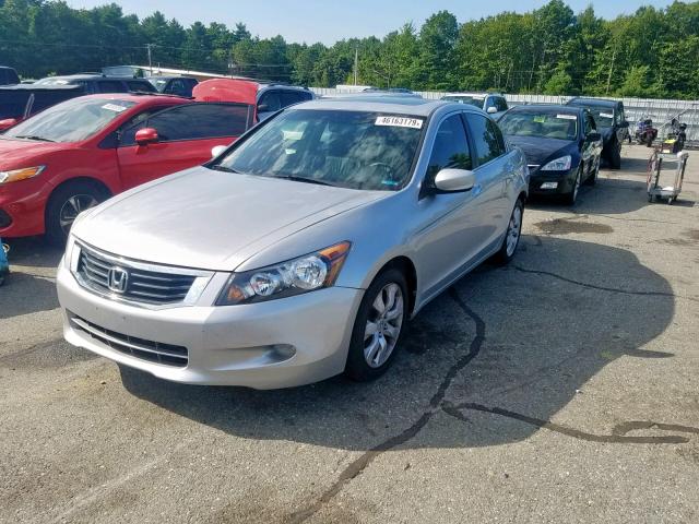 1HGCP36838A021620 - 2008 HONDA ACCORD EXL SILVER photo 2