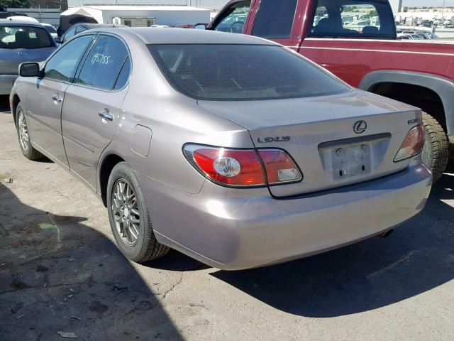 JTHBA30G545031644 - 2004 LEXUS ES 330 SILVER photo 3