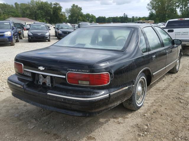 1G1BL52W9TR143147 - 1996 CHEVROLET CAPRICE CL BLACK photo 4