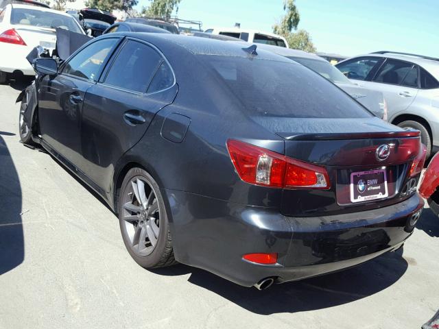 JTHBF5C25B5137506 - 2011 LEXUS IS 250 GRAY photo 3