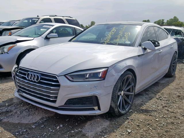 WAUENCF52JA048619 - 2018 AUDI A5 PREMIUM WHITE photo 2