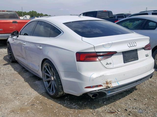 WAUENCF52JA048619 - 2018 AUDI A5 PREMIUM WHITE photo 3