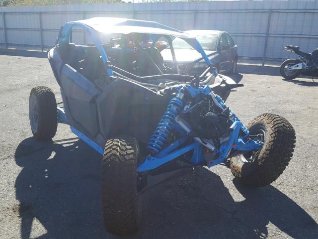 3JBVVAW47JK001439 - 2018 CAN-AM MAVERICK X BLUE photo 1