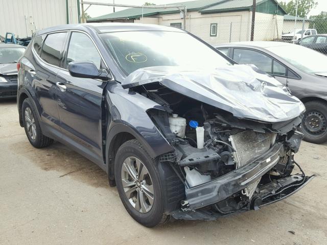 5XYZTDLB9FG251301 - 2015 HYUNDAI SANTA FE S BLUE photo 1