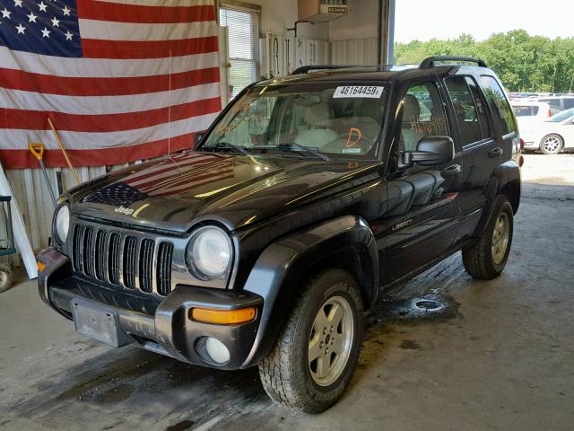 1J4GL58K64W171079 - 2004 JEEP LIBERTY LI BLACK photo 2