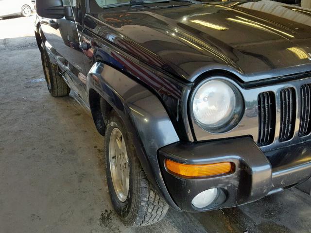 1J4GL58K64W171079 - 2004 JEEP LIBERTY LI BLACK photo 9