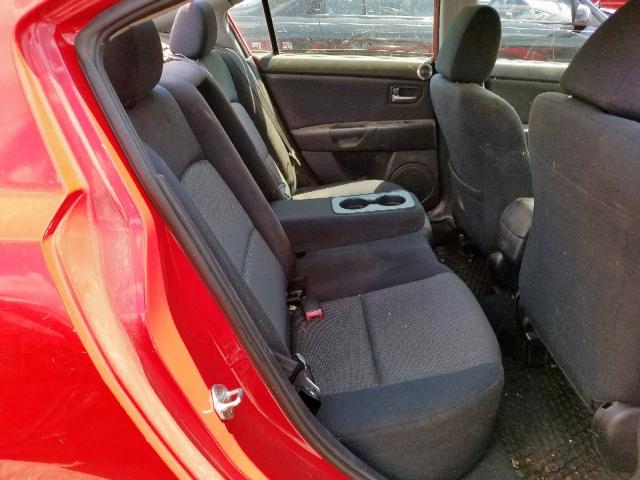 JM1BK12F171671532 - 2007 MAZDA 3 I RED photo 6