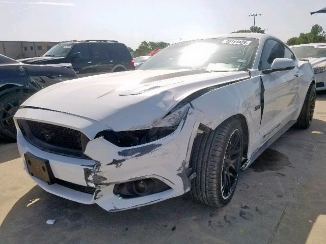 1FA6P8CF8H5281179 - 2017 FORD MUSTANG GT WHITE photo 2