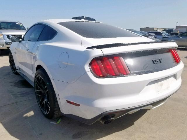 1FA6P8CF8H5281179 - 2017 FORD MUSTANG GT WHITE photo 3