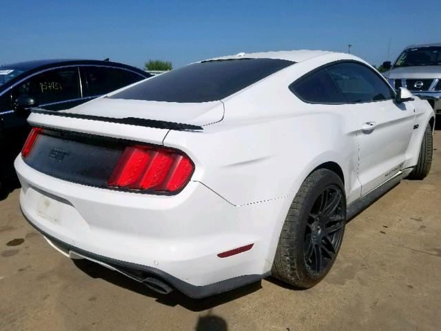 1FA6P8CF8H5281179 - 2017 FORD MUSTANG GT WHITE photo 4