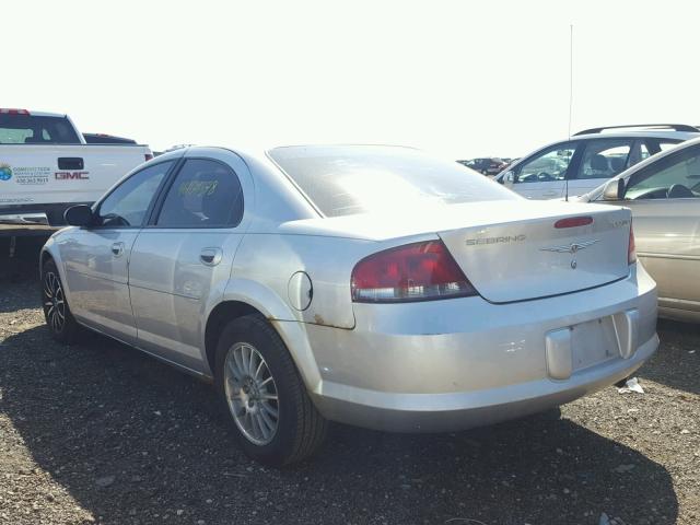 1C3EL56R25N583203 - 2005 CHRYSLER SEBRING TO SILVER photo 3