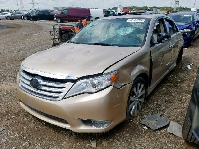 4T1BK3DB9BU376994 - 2011 TOYOTA AVALON BAS GOLD photo 2