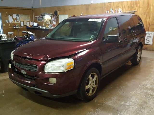 1GNDV23167D108149 - 2007 CHEVROLET UPLANDER L BURGUNDY photo 2