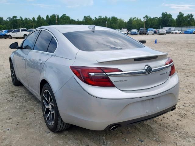 2G4GL5EX3H9194657 - 2017 BUICK REGAL SPOR SILVER photo 3