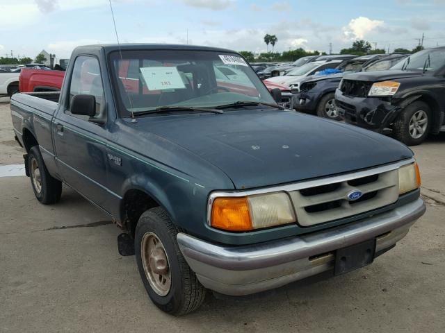 1FTCR10A4VUC28827 - 1997 FORD RANGER GREEN photo 1