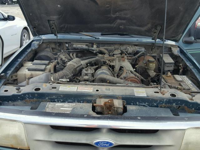 1FTCR10A4VUC28827 - 1997 FORD RANGER GREEN photo 7