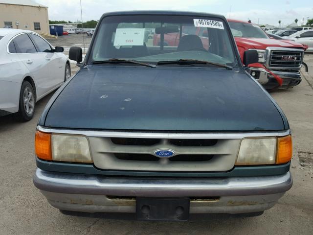 1FTCR10A4VUC28827 - 1997 FORD RANGER GREEN photo 9