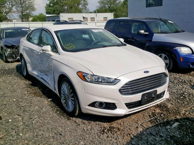 3FA6P0D94ER250658 - 2014 FORD FUSION TIT WHITE photo 1