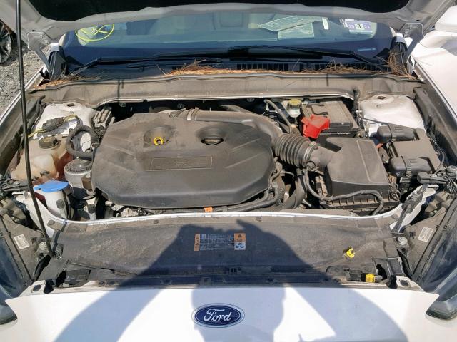 3FA6P0D94ER250658 - 2014 FORD FUSION TIT WHITE photo 7