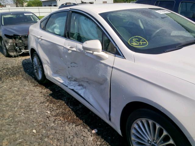 3FA6P0D94ER250658 - 2014 FORD FUSION TIT WHITE photo 9